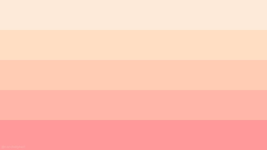 Aesthetic Desktop Peach Palette Wallpaper