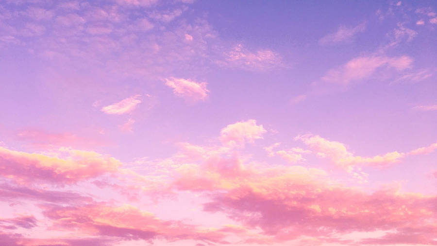 Aesthetic Fantasy Pink Cloud Wallpaper