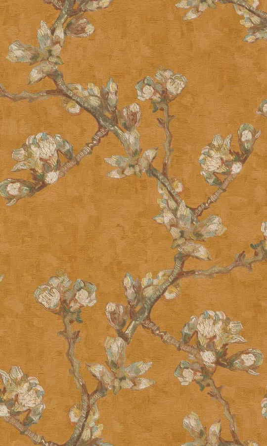 Aesthetic Floral And Branches Wallpaper