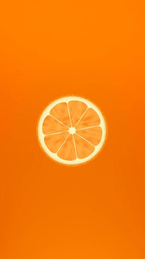 Aesthetic Fruit Orange Phone Wallpaper