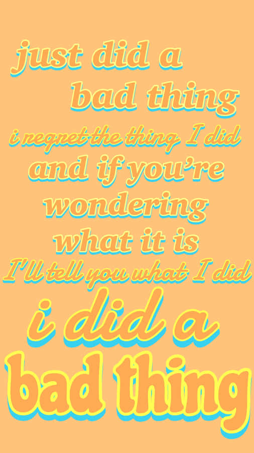 Aesthetic Funny Phone Bad Thing Wallpaper