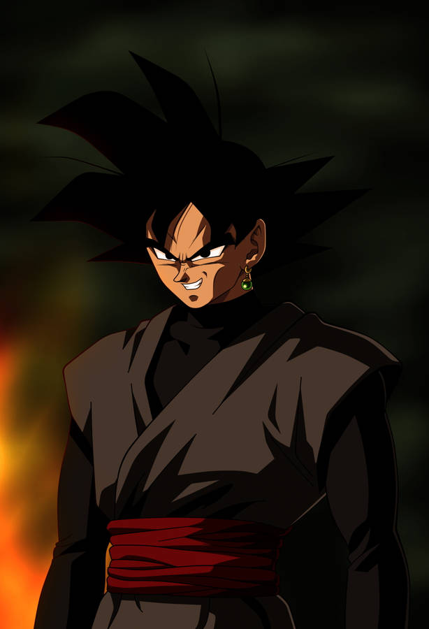 Aesthetic Goku Black Pfp Fierce Look Wallpaper