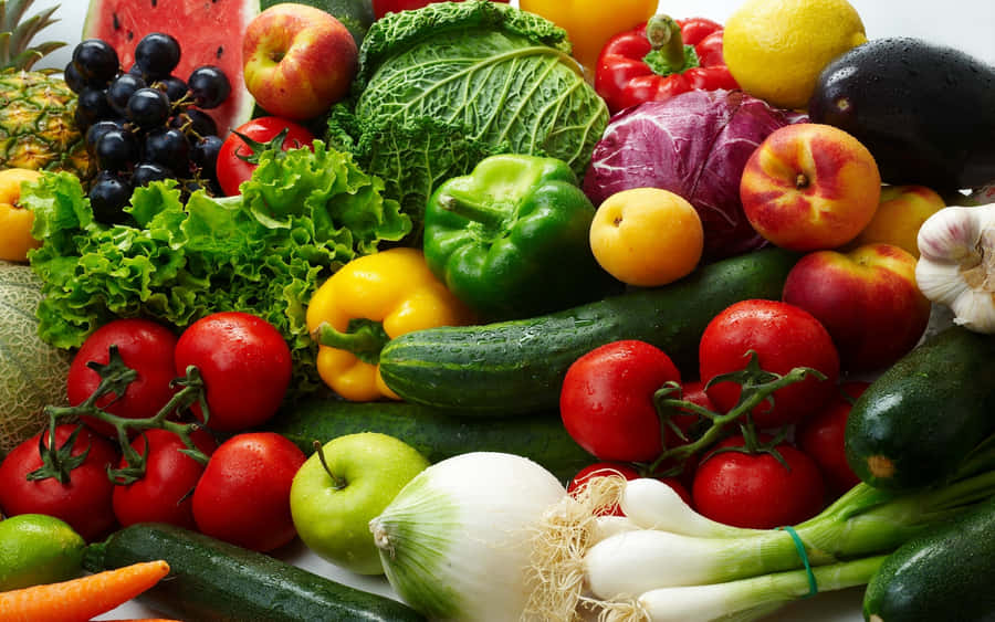 Aesthetic Healthy Food Wallpaper