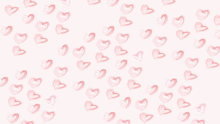 Aesthetic Heart Smudges Wallpaper