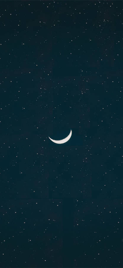 Aesthetic Iphone X Crescent Moon Wallpaper