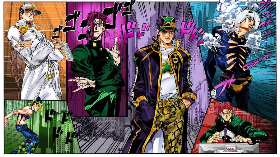 Aesthetic Jojo Bizarre Adventure Manga Wallpaper