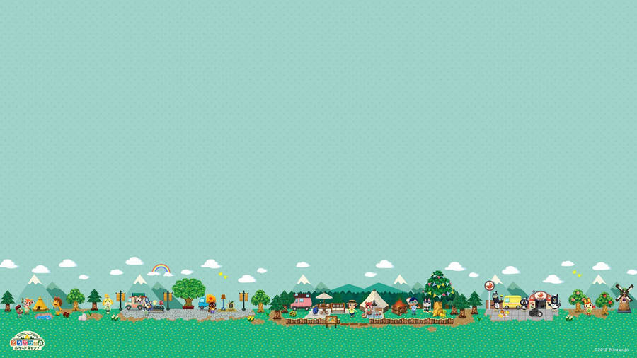 Aesthetic Landscape Animal Crossing Hd Wallpaper