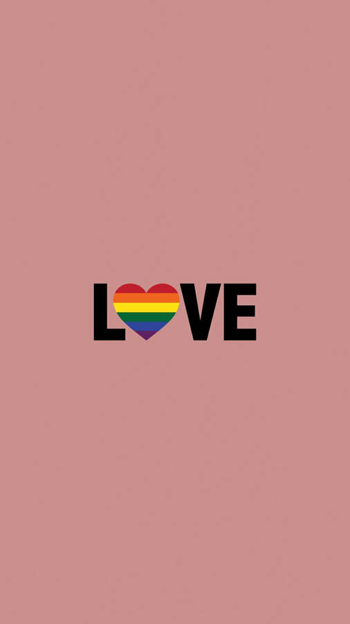 Aesthetic Love And Pride Wallpaper