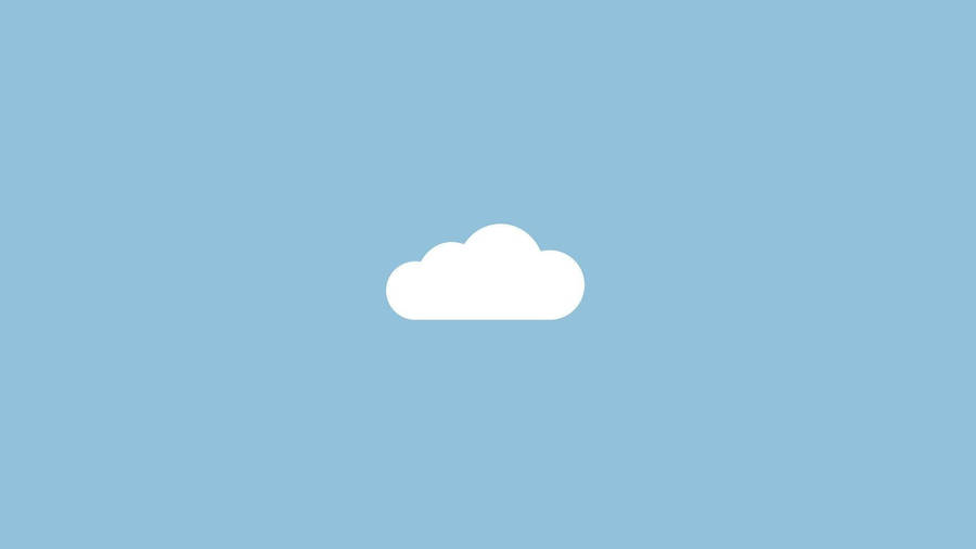 Aesthetic Minimalist Blue Sky Wallpaper