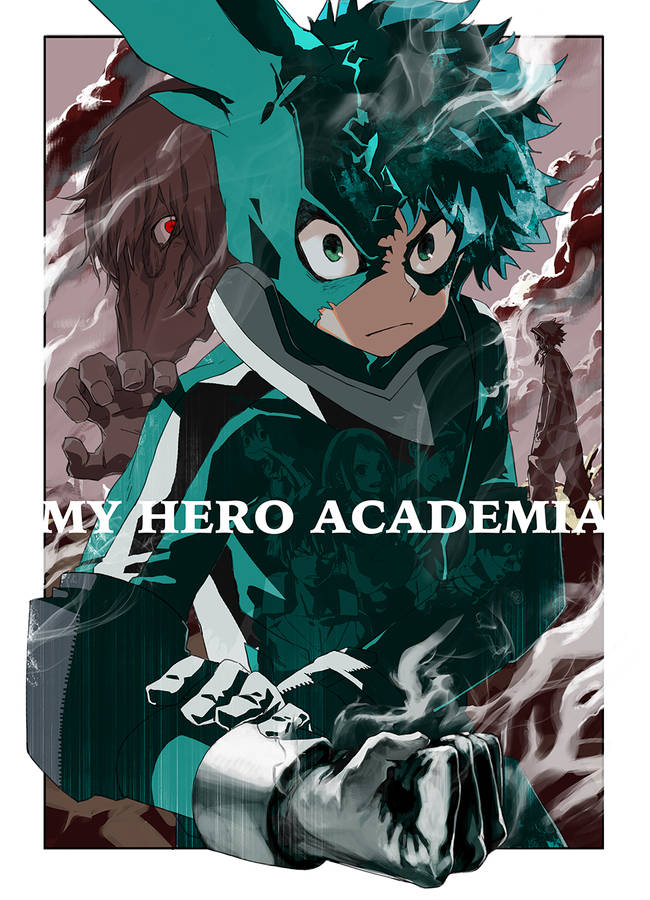 Aesthetic My Hero Academia Midoriya Deku Form Wallpaper