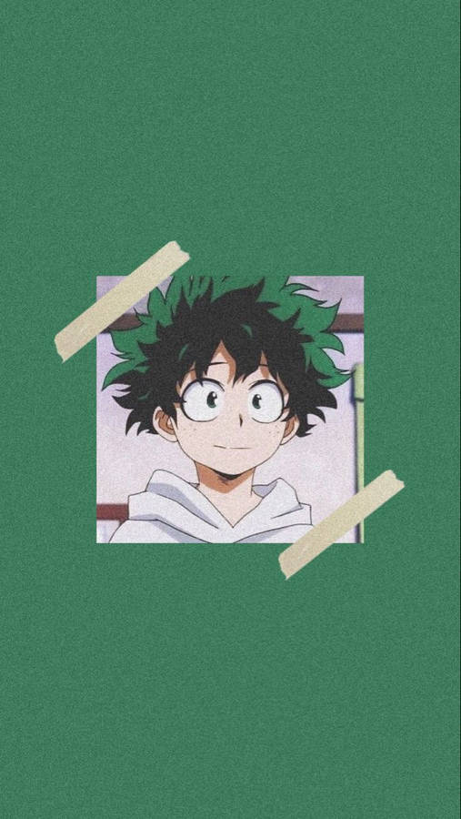 Aesthetic My Hero Academia Smiling Midoriya Wallpaper