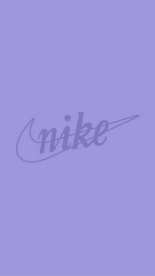 Aesthetic Nike Swoosh Purple Baddie Wallpaper