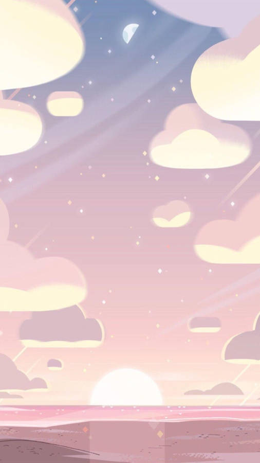 Aesthetic Phone Sunset Wallpaper