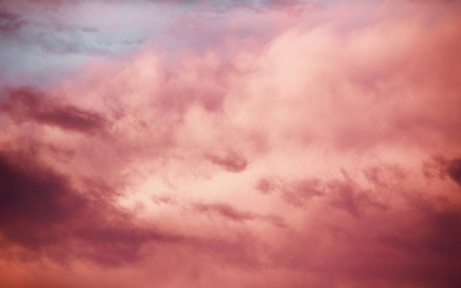 Aesthetic Pink Clouds Wallpaper