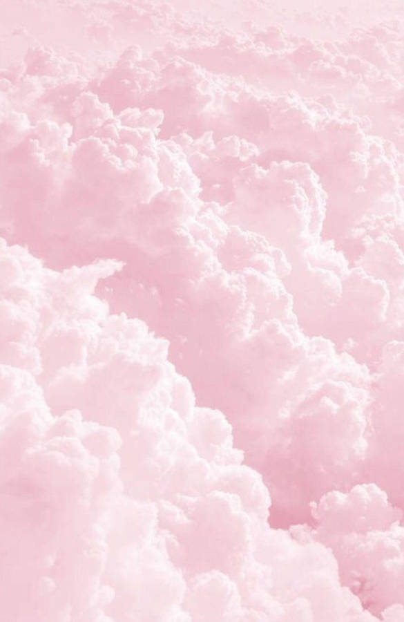 Aesthetic Pink Iphone Pink Clouds Wallpaper