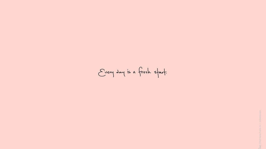 Aesthetic Pink Quote Wallpaper