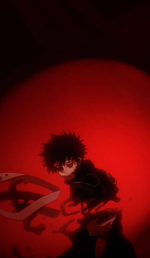 Aesthetic Red Dabi Wallpaper