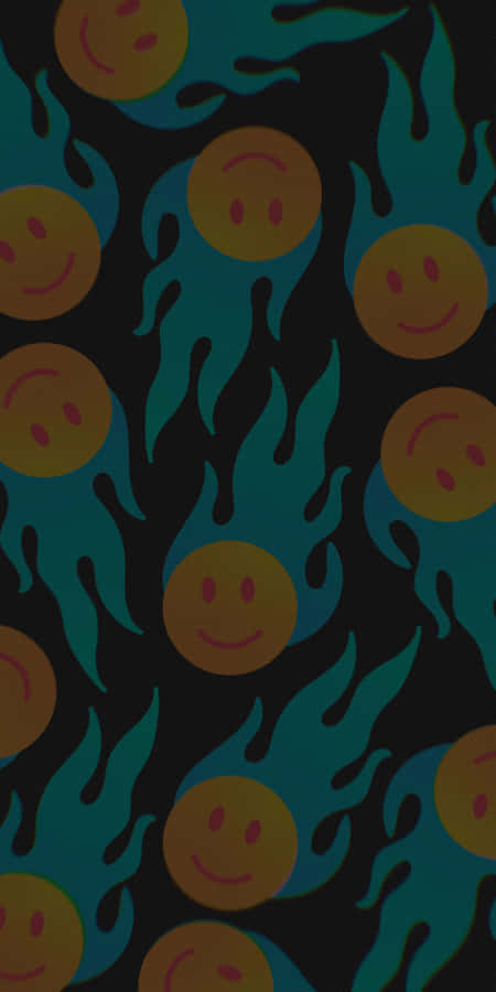 Aesthetic Smiley Face Wallpaper Wallpaper