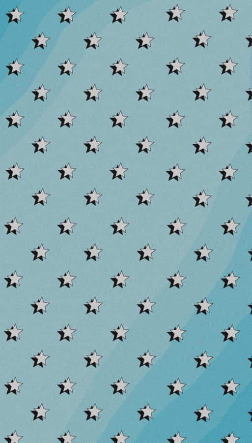 Aesthetic Star With Twinkling Lights Wallpaper