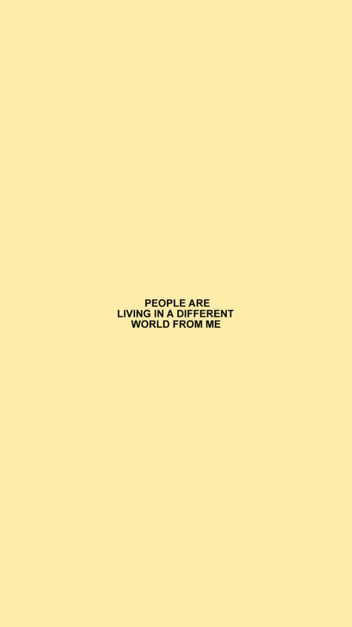 Aesthetic Vibes: Let Yellow Awaken Your Mind Wallpaper