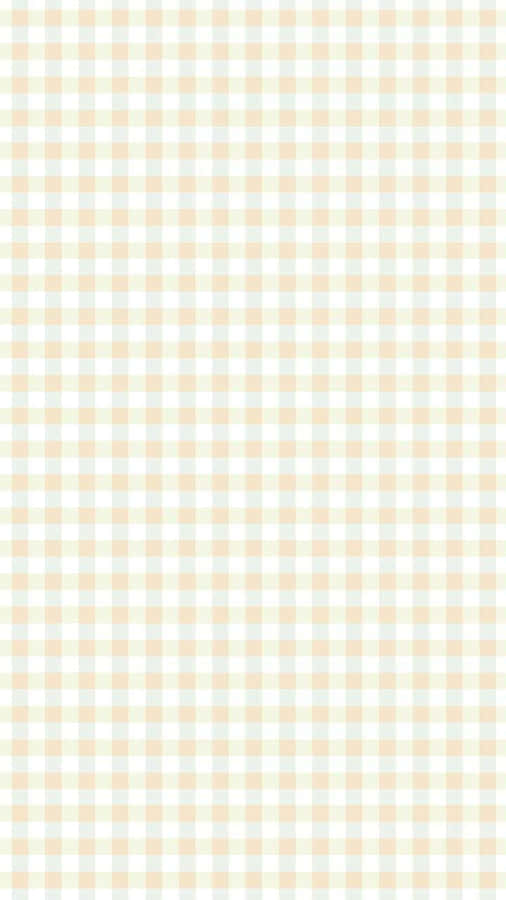 Aesthetic Yellow Pine Plaid Wallpaper