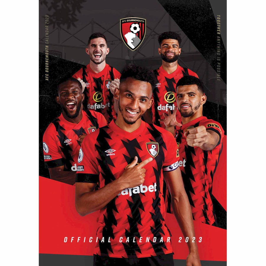 Afc Bournemouth Official 2023 Calendar Wallpaper