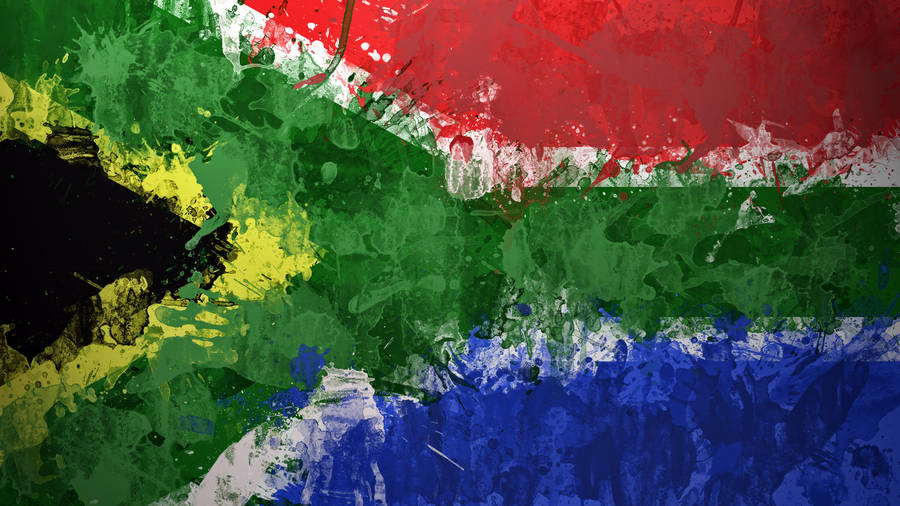 African Flag Art Wallpaper