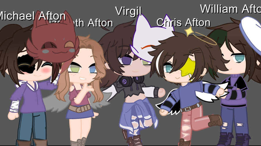 Afton_ Family_ Animated_ Characters Wallpaper