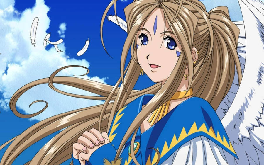 Ah My Goddess Smiling Belldandy Wallpaper