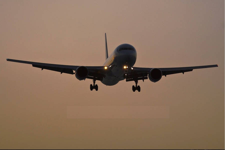 Air Canada Airbus In Sky Wallpaper