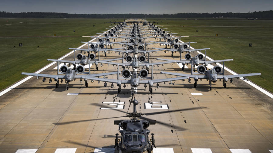 Aircrafts At The Airport Wallpaper