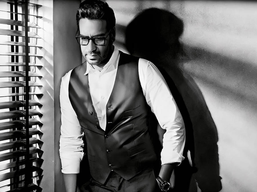 Ajay Devgn Vest Outfit For Gq Wallpaper