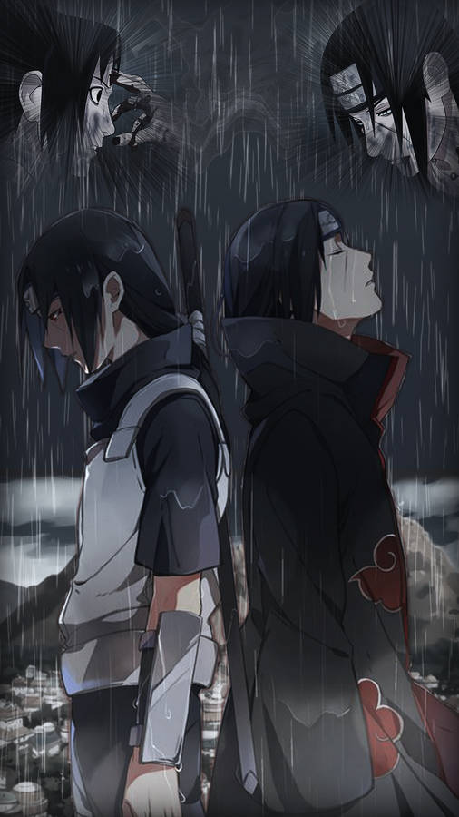 Akatsuki Itachi Past Present Wallpaper