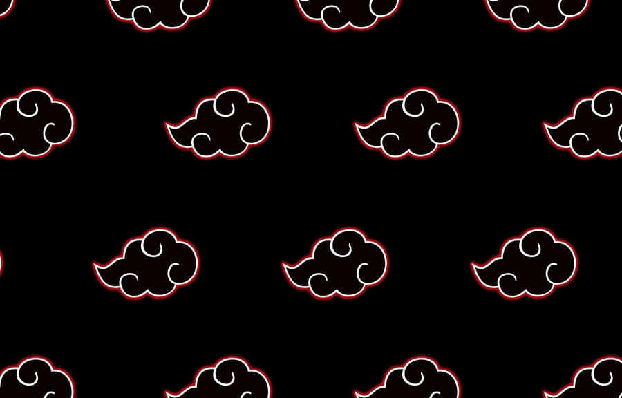 Akatsuki Logo Black Shinobi Clouds Wallpaper