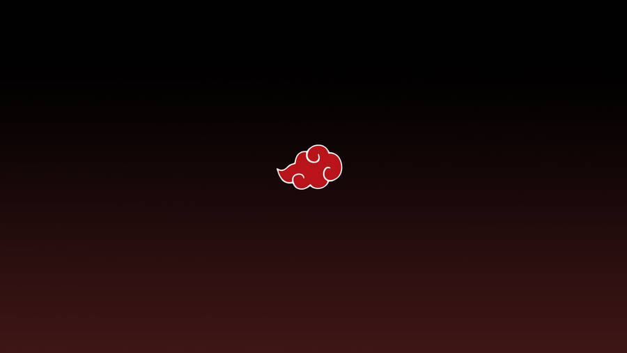 Akatsuki Logo Stylized Red Cloud Wallpaper