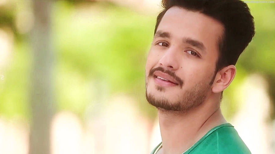 Akhil Akkineni Closeup Wallpaper