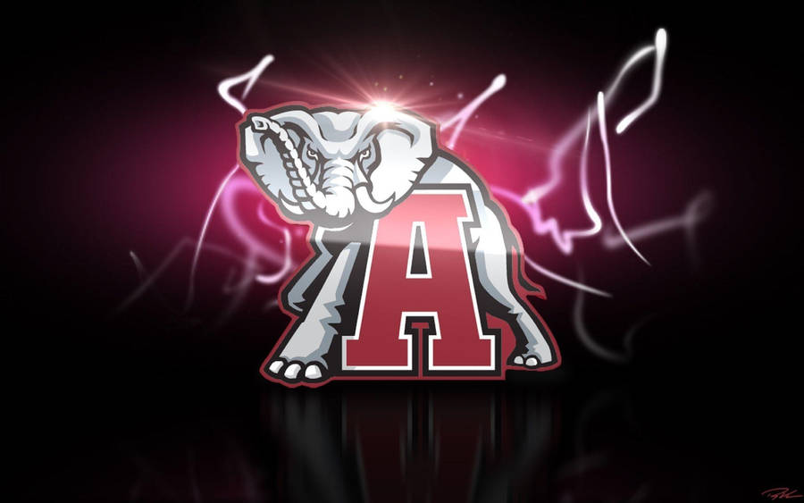 Alabama Crimson Tide Shining Elephant Wallpaper