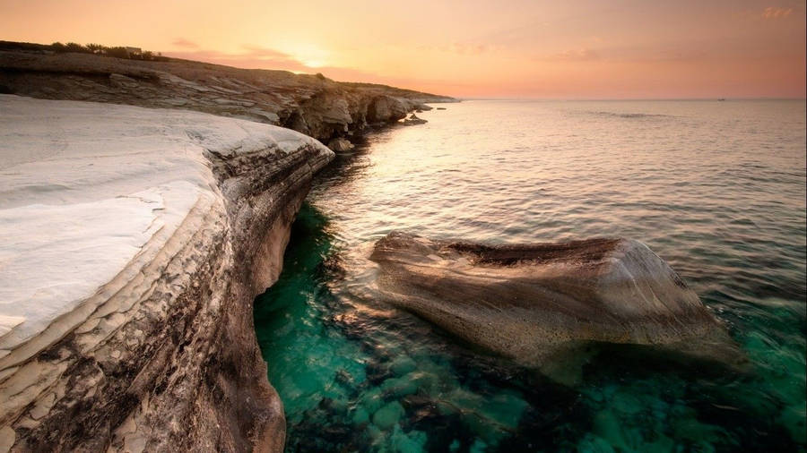 Alamanou Beach In Cyprus Wallpaper