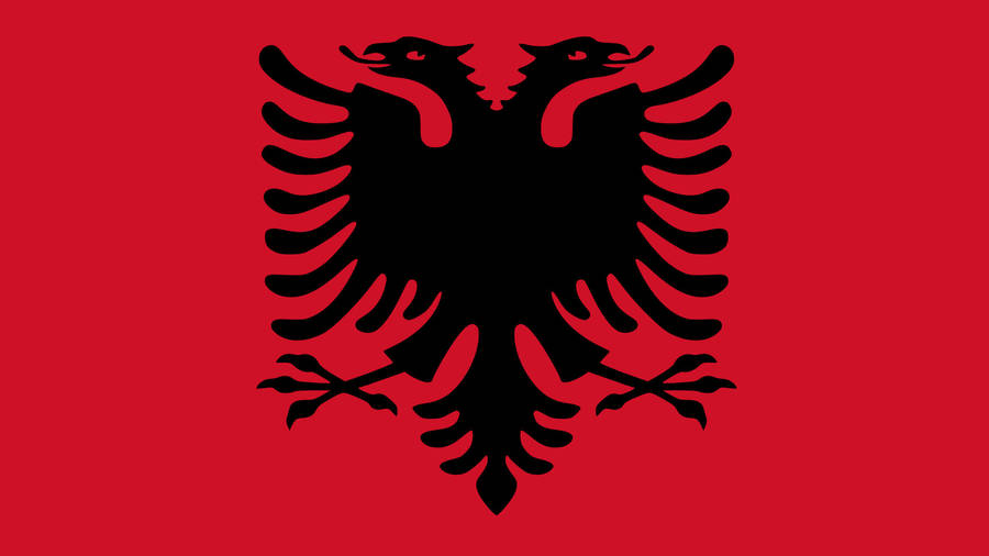 Albania Flag Wallpaper