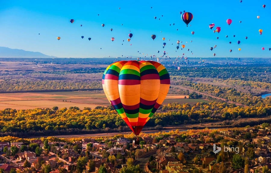 Albuquerque Skies Filled With Balloons Wallpaper