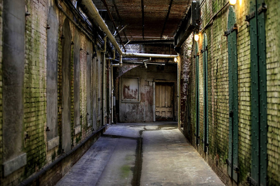 Alcatraz Prison Inside Wallpaper