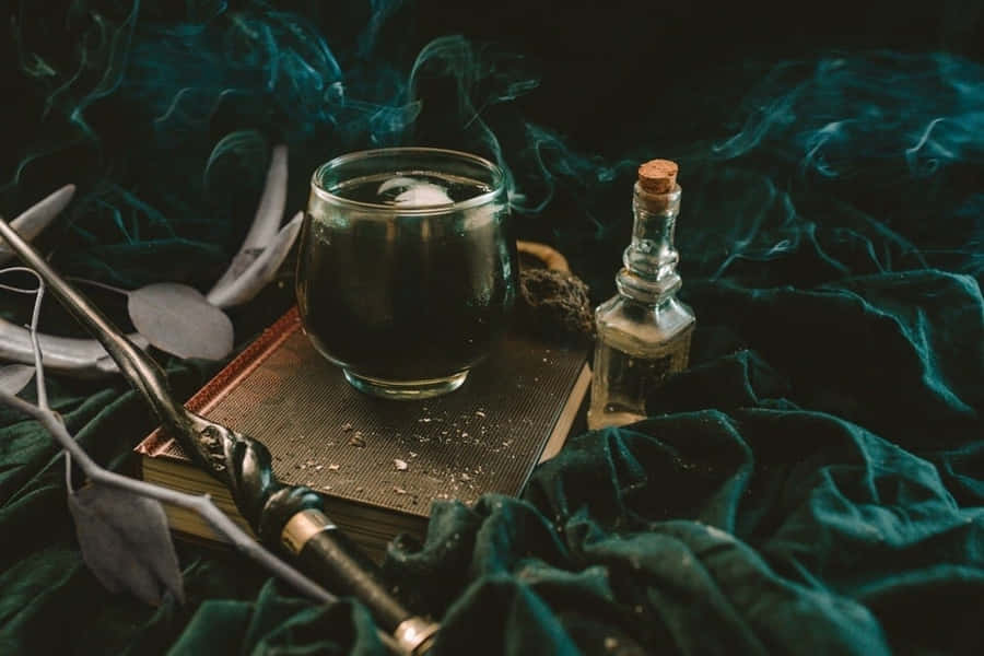 Alcohol Potion Still Life Art Wallpaper