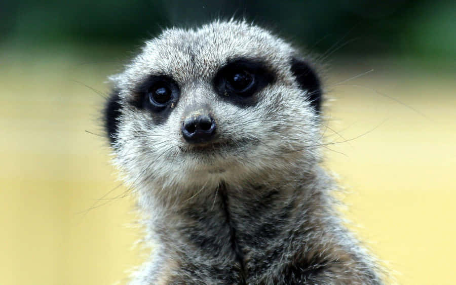 Alert Meerkat Close Up Wallpaper