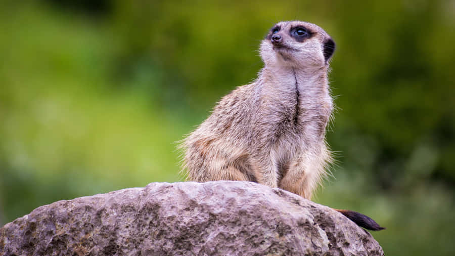 Alert Meerkat On Lookout.jpg Wallpaper