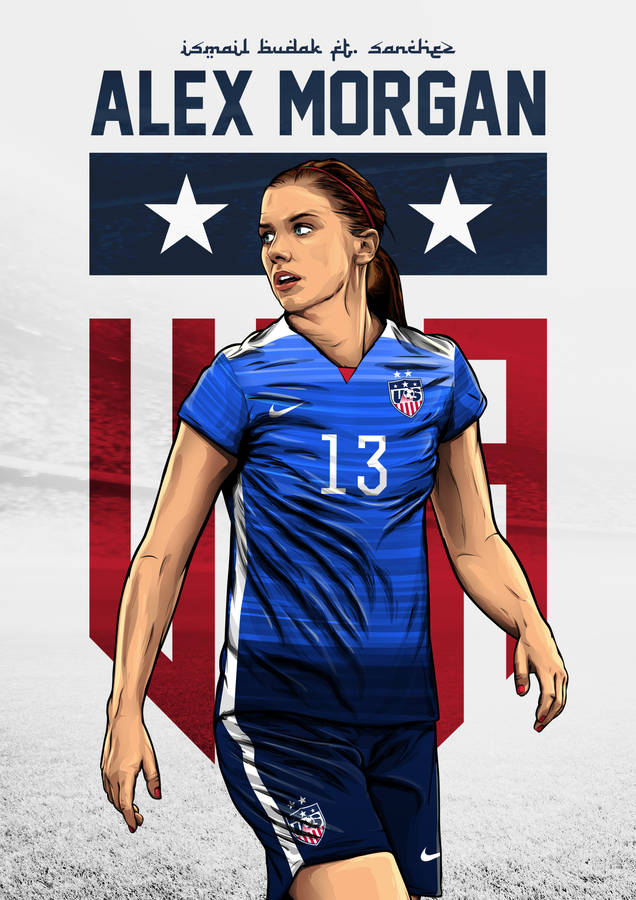 Alex Morgan Digital Art Wallpaper