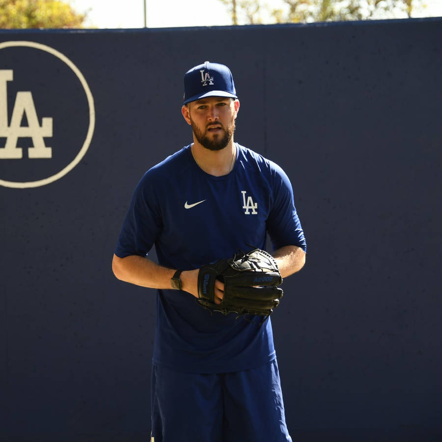 Alex Wood Of Los Angeles Dodgers Wallpaper