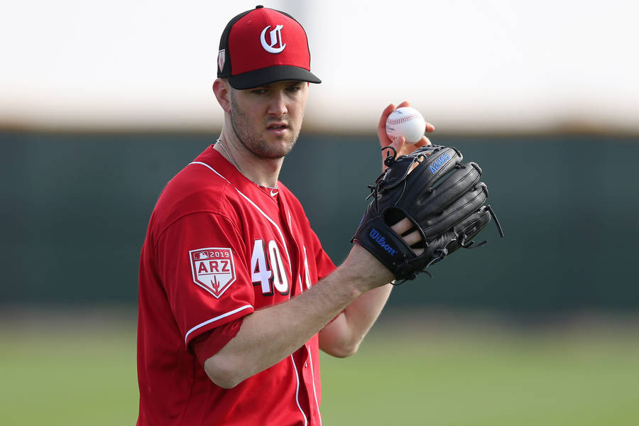 Alex Wood Playing For Cincinatti Reds Wallpaper