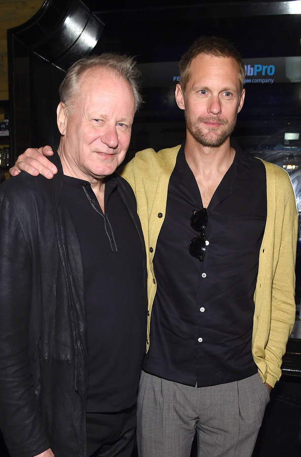 Alexander And Stellan Skarsgård The Kill Team Premier Wallpaper