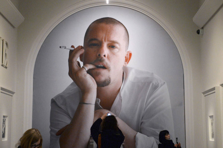 Alexander Mcqueen Cigarette Mural Wallpaper