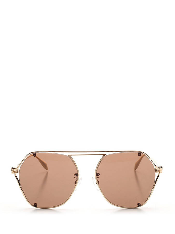 Alexander Mcqueen Fashion Sunglasses Aesthetic Aviator Wallpaper